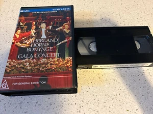 SUTHERLAND HORNE BONYNGE GALA CONCERT - ABC VIDEO ARTS VHS VIDEO CLAMSHELL - Picture 1 of 2
