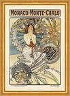 Monaco Monte Carlo Compagnie Paris Lyon Mediteranee Bahn Plakate A3 250 Gerahmt