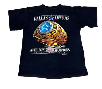 Camiseta De Colección Salem X Dallas Cowboys 1993 Super Bowl NFL Puntada Única L Bonita. Foto 1 de 4