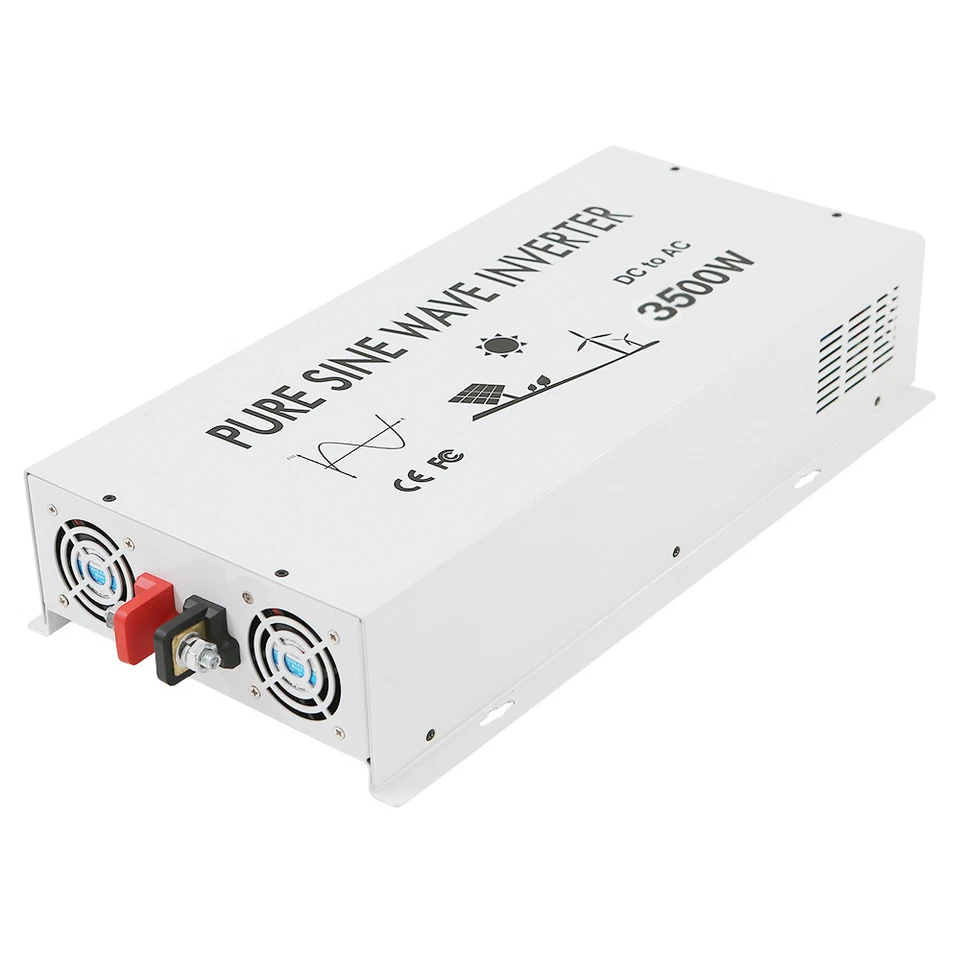 3500W Pure Sine Wave Inverter 48V to 120V 220V DC to AC Power Solar Converter RV - Image 1 of 4