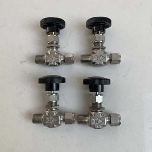 Swagelok / Whitey SS Integral Motorhaube Nadelventil x 4. SS-1RM4-S4 - Bild 1 von 3