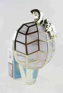 Plugin de flores de pared Bath & Body Works dorado blanco mármol geométrico calabaza iluminado - Imagen 1 de 10