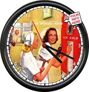 Personalized Nurse Doctor's Office Hospital Nursing School Break Room Wall Clock - Picture 1 of 1