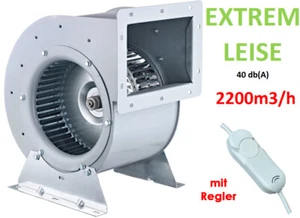 2200m³/h Industrie Absauggebläse Absauganlage Radialgebläse Fan Lüfter Gebläse - Bild 1 von 7