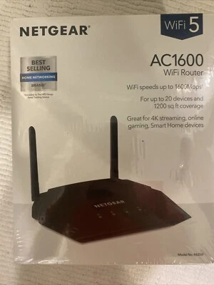 Adaptador Router Módem Cable WiFi NETGEAR AC1600 Modelo R6260 Incluido Foto 1 de 4