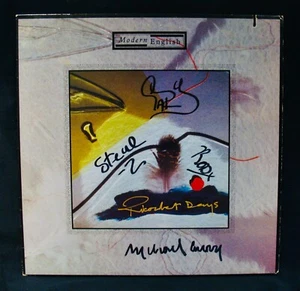 MODERN ENGLISH~Signiertes RICOCHET DAYS Album Cover Signed By All~Near Mint - Bild 1 von 3