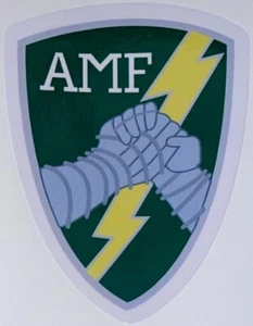 Pegatina impermeable de la fuerza móvil aliada AMF del ejército de Estados Unidos D206 - Imagen 1 de 1