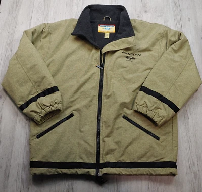 Vintage Rip Curl Men's Full Zip Jacket L Fleece Lined Surf Green - Image 1 of 4