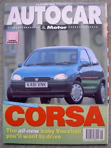 Autocar (3 Feb 1993) BMW 850i, 540, Corsa, Wrangler, Daihatsu Mira, Subaru Vivio - Picture 1 of 1