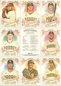 2021 Topps A&G San Diego Padres Complete Team Set w/ HH MR Inserts (15) - Picture 1 of 2