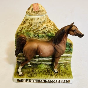 The American Saddle Bred Vintage Grenadier Whiskey Dekanter Display USA unbenutzt LESEN - Bild 1 von 14