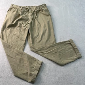 Bills Khakis Mens Pants 38x31 Beige Casual Pleated USA Cuffed M2P Classic - Picture 1 of 7