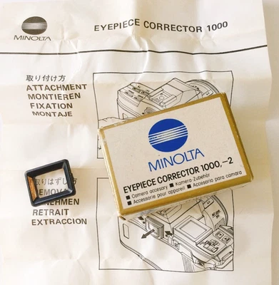 Minolta -2.0 окуляр корректор 1000 диоптрий объектив для α серии руководства в коробке - Изображение 1 из 4