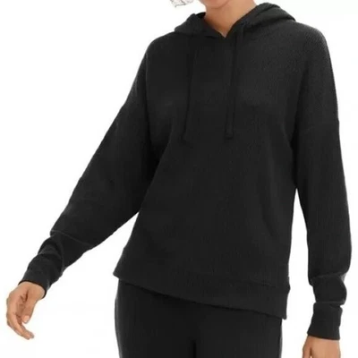 UGG Kyree черный вафельный вязаный пуловер толстовка с капюшоном размер L рекомендуемая розничная цена производителя $98 - Изображение 1 из 4