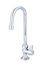 Центральный латунный кран 0280-AC17 1,5 галл/мин с одной ручкой - хромированный - Изображение 1 из 1