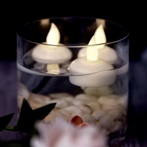 AGPtek 12 PIEZAS Velas Flotantes Impermeable Té Luz Velas Decoración Blanco - Imagen 1 de 9