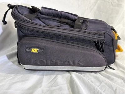 Bolsa de pista para bicicleta Topeak Quick RX negra y azul Foto 1 de 4