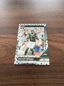 2024 Donruss Optic Garrett Wilson Blue 🌟 Stars Emoji 🌟 Jets #153 SP NM - Picture 1 of 5