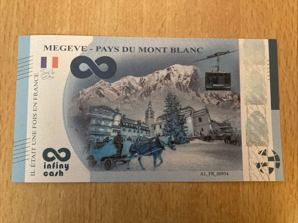 MEGEVE - PAYS DU MONT BLANC BILLET INFINY CASH BILLET TOURISTIQUE - Photo 1/1