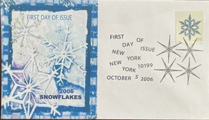 Romp Cachets 4101 Snowflakes Stamps 2006 Slogan Cancel - Picture 1 of 1