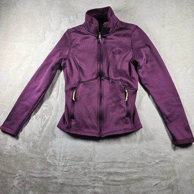 Chaqueta The North Face Mujer S Púrpura Cremallera Completa Ligera Exterior Foto 1 de 4