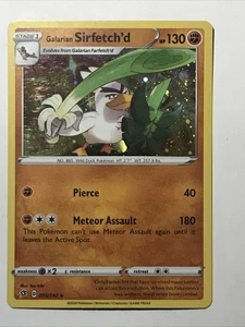 Galarian Sirfetch'd Pokemon Rebel Clash 095/192 Cosmos - Picture 1 of 4