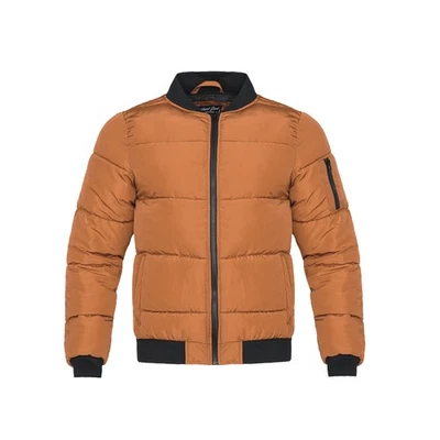 Men's Outdoor Winter Windproof Water-Resistant Coat Bomber Jacket - Imagem 1 de 4