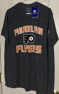 CHAMPION PHILADELPHIA FLYERS SCHWARZ HEART & SOUL KURZARM MODE T-SHIRT XL - Bild 1 von 3