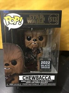 Funko POP! Star Wars Chewbacca #513 2022 Galactic Convention Exclusive Brand New - Picture 1 of 4