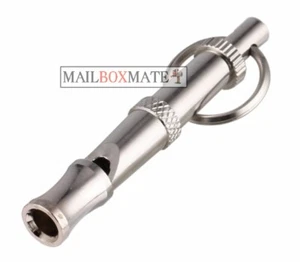 Mini Dog Whistle Puppy Training Ultrasonic Pitch Sound Adjustable Key Chain - Picture 1 of 4
