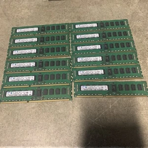 48gb (12x4) M393B5273CH0-YH9 Samsung 2Rx8 PC3L-10600R Server Memory - Picture 1 of 8