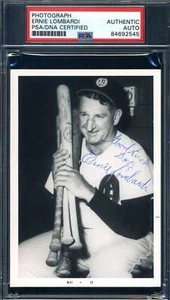 Ernie Lombardi PSA DNA Coa Signed Photo Cincinnati Reds Autograph - Picture 1 of 1