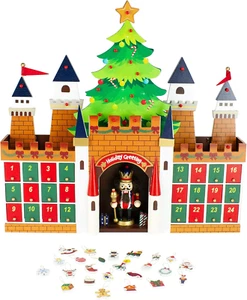 20.5" Nutcracker Castle Christmas Advent Calendar Decoration - Picture 1 of 6