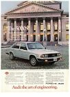 1981 Audi 5000S Bavarian State Opera Vintage Print Advertisement Car Ad