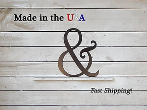 Ampersand Schild-Metall und Schild-& Schild-Hochzeitsdeko-und Symbol-ausgefallen und-F1002 - Bild 1 von 5