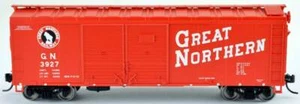 Bowser Great Northern "rot" 40' Doppeltür Kastenwagen (verschiedene Wagen #'s) Neu im Karton RTR - Bild 1 von 1