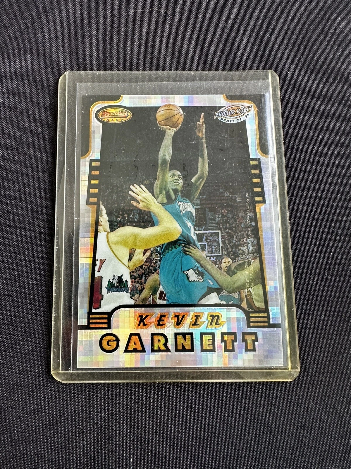 1996-97 Bowmans Best Honor Roll Atomic Refractor Kevin Garnett/Jerry Stackhouse