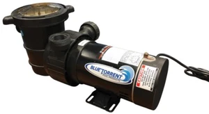 MX115DNSBSU Blue Torrent 1.5 Hp Single Speed Maxi Pool Pump 115V w/Cord - Picture 1 of 3