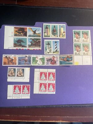 US Plate 8 Blocks Stamps 25c, 1989-1990, MNH, VF/XF - Image 1 of 4