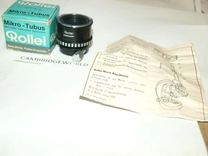 Rollei Rolleiflex Mikroskop Microscope Adapter NEW for BAY III 2.8 TWIN LENS - Picture 1 of 1