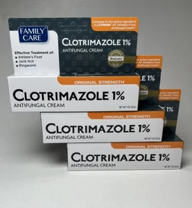 3 Pack! Antifungal Cream Treatment Athlete Foot, Ringworm Relieve Itch 1oz - Picture 1 of 3