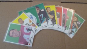 Juego de equipo de fútbol americano Topps 1969 Atlanta Falcons (11 tarjetas) Tommmy Nobis - Imagen 1 de 5