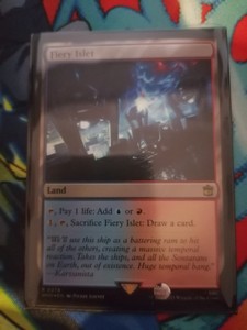 Fiery Islet - Foil - MTG - Universes Beyond Doctor Who