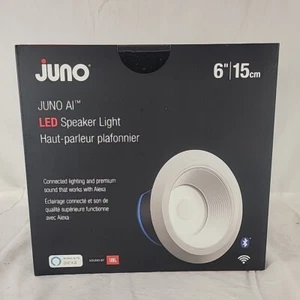 Juno AI LED Speaker Light Recessed Trim Retrofit 6" Down Light JBL 25833E - Picture 1 of 7