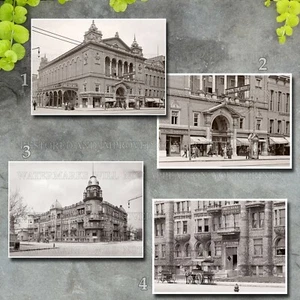 1900s Indianapolis IN Park Theater Vaudeville Imperial Hotel photos 4-5x7s or CD - Picture 1 of 3