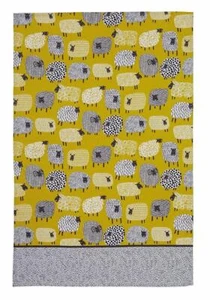 Ulster Weavers Dotty Sheep Cotton Tea Towel Lamb - Picture 1 of 2