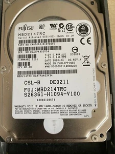 Fujitsu 2.5" 146GB server hard drive - Picture 1 of 3