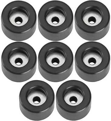 8 rubber feet Ø 25 x 15 mm steel insert Adam Hall 4904 appliance base furniture feet rubber - Image 1 of 4