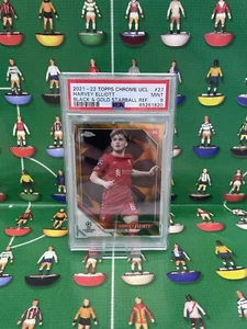 Harvey Elliott - 2021-22 Topps Chrome UEFA Starball Black & Gold /30 - PSA 9 - Picture 1 of 8