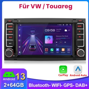 Android 14 64G Für VW T5 Multivan Transporter DAB BT Autoradio CarPlay Navi WIFI - Bild 1 von 16